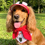 Paws Up For SG! Polka Knot Tie Bandana - The Pet's Couture