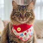 (LIMITED ED COMING SOON) Paws Up For SG! - Crimson Garden Of Paws - The Pet's Couture