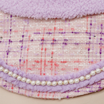 ROSÉA BLUSH ~ 淺粉色珠圈花呢夾克