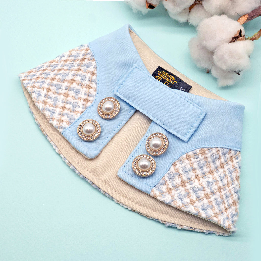 CHLOÉ CELESTE ~ Baby Blue Boucle Tweed Jacket