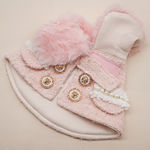 ROSÉA BLUSH ~ 淺粉色珠圈花呢夾克