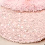 ROSÉA BLUSH ~ 淺粉色珠圈花呢夾克