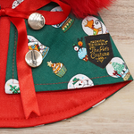 圣诞连帽斗篷 - 圣诞快乐圣诞老人红色连帽衫搭配白色绒球装饰