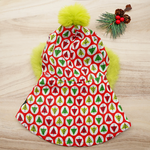 圣诞连帽斗篷 - 圣诞快乐圣诞老人红色连帽衫搭配白色绒球装饰