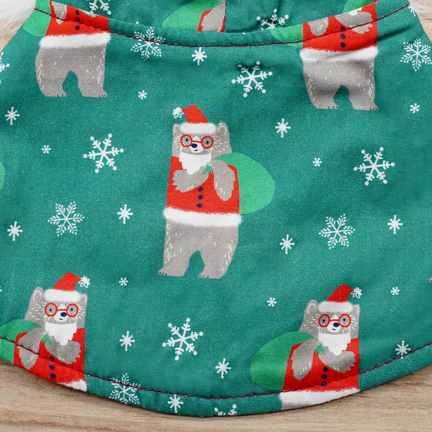 圣诞连帽斗篷 - 圣诞快乐圣诞老人红色连帽衫搭配白色绒球装饰