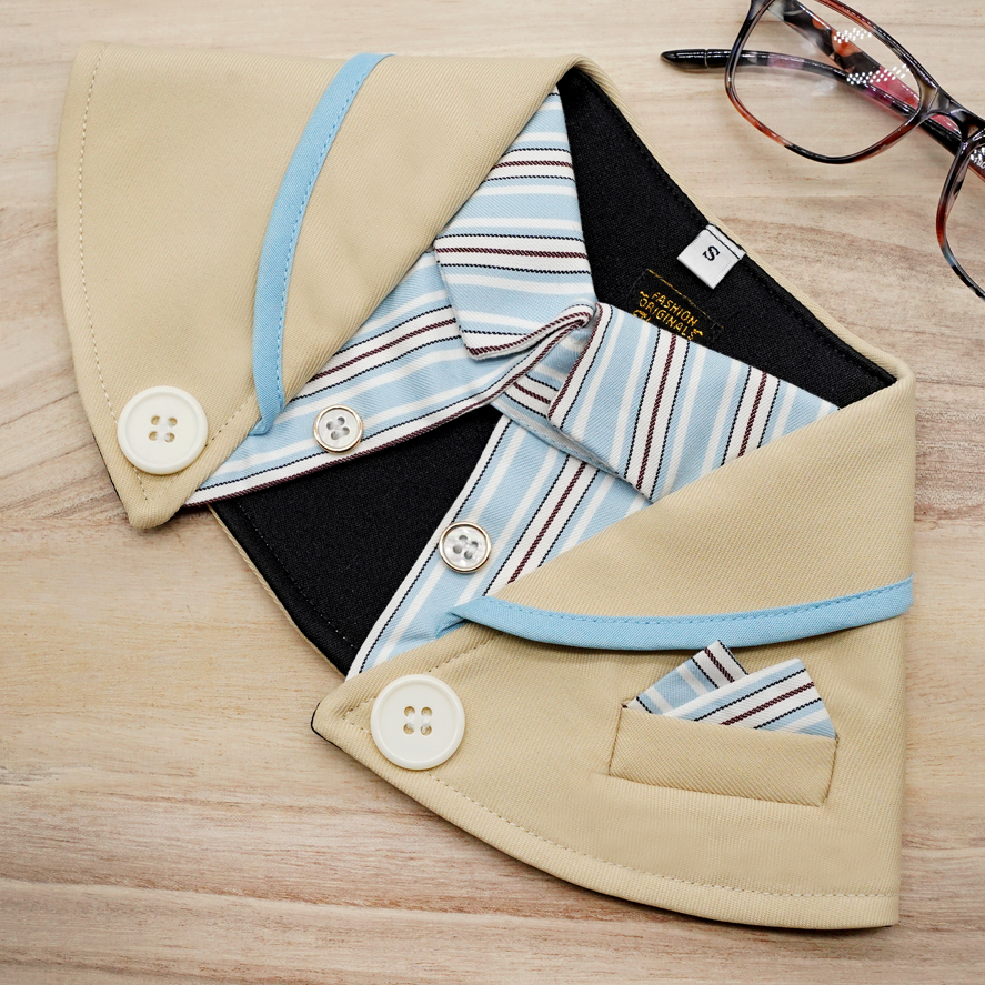 Sandstone Gentlemen Tailored Suit Cape