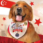 Paws Up For SG! - Home Together Bandana - The Pet's Couture