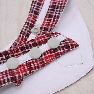 Bandanas - Shades of Red Plaids - The Pet's Couture