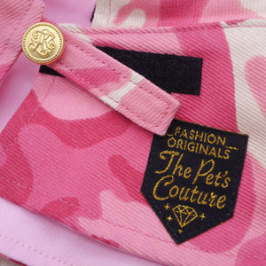 Capes - Pink Army Camo - The Pet's Couture
