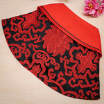 Spring Of Fortune in Crimson Black CNY Cape - The Pet's Couture