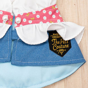 Denim Capes - Pink Dame - The Pet's Couture