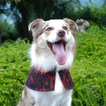 Capes - Hot Red Camo - The Pet's Couture
