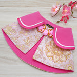 Spring Of Beauty in Fushia Pink Gold CNY Cape