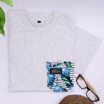 Tropical Leaves Matching T Shirt by Twin In Style (Unisex) - The Pet's Couture