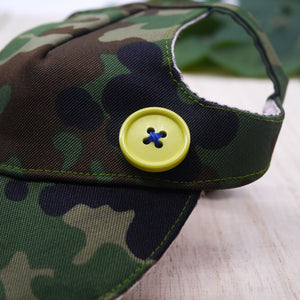 Walking Caps For Him - Green Camo - The Pet's Couture