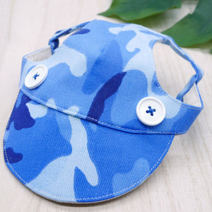 Walking Caps For Him - Blue Navy Camo - The Pet's Couture
